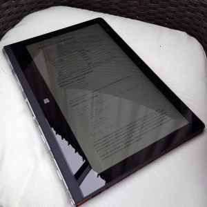 Yoga 3 Pro in tablet mode