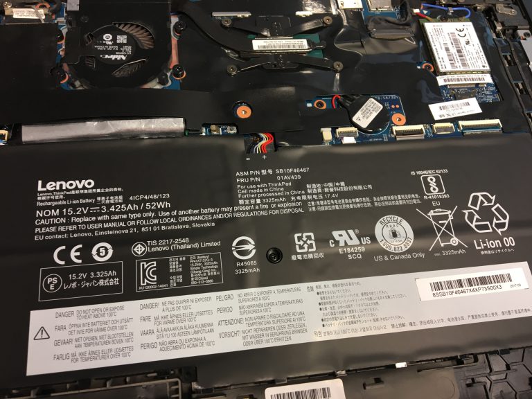 ThinkPad X1 Yoga battery replacement - LenardGunda.com