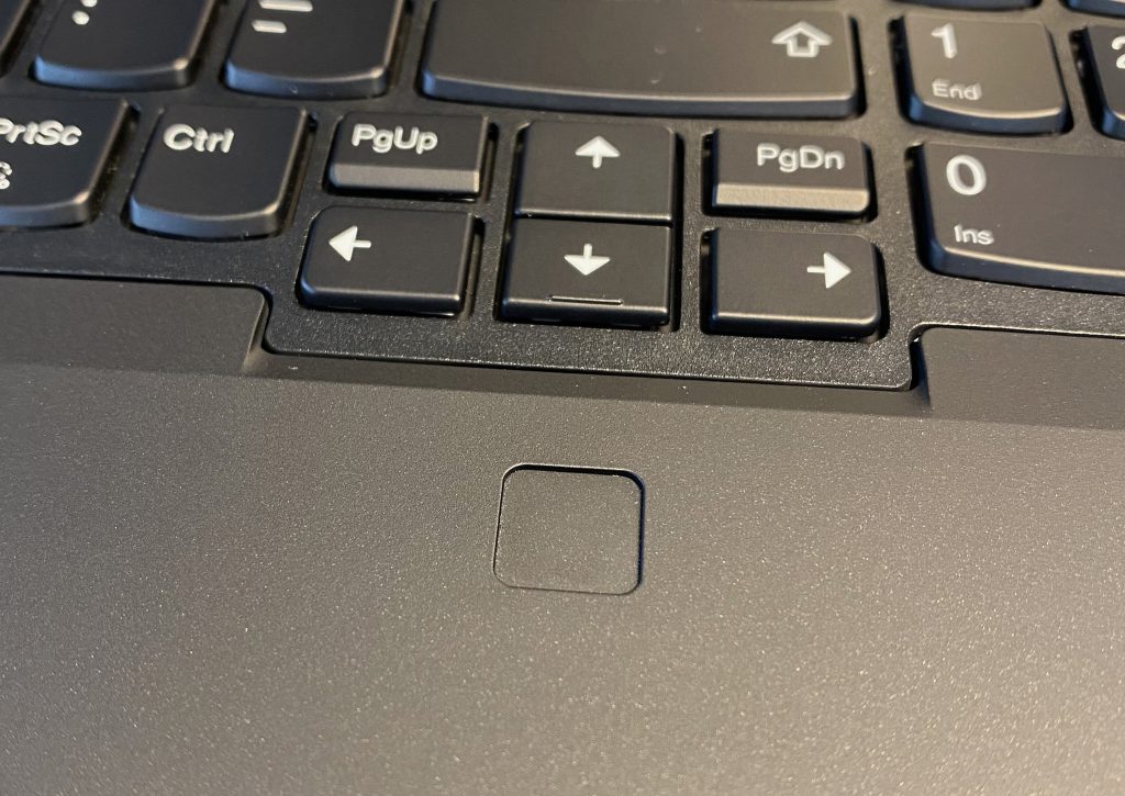 ThinkPad P15 Gen 1 - Fingerprint sensor
