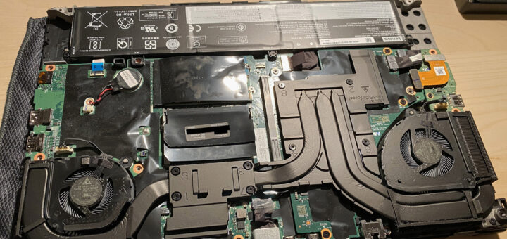 ThinkPad P16 Gen 1 - Backside removed